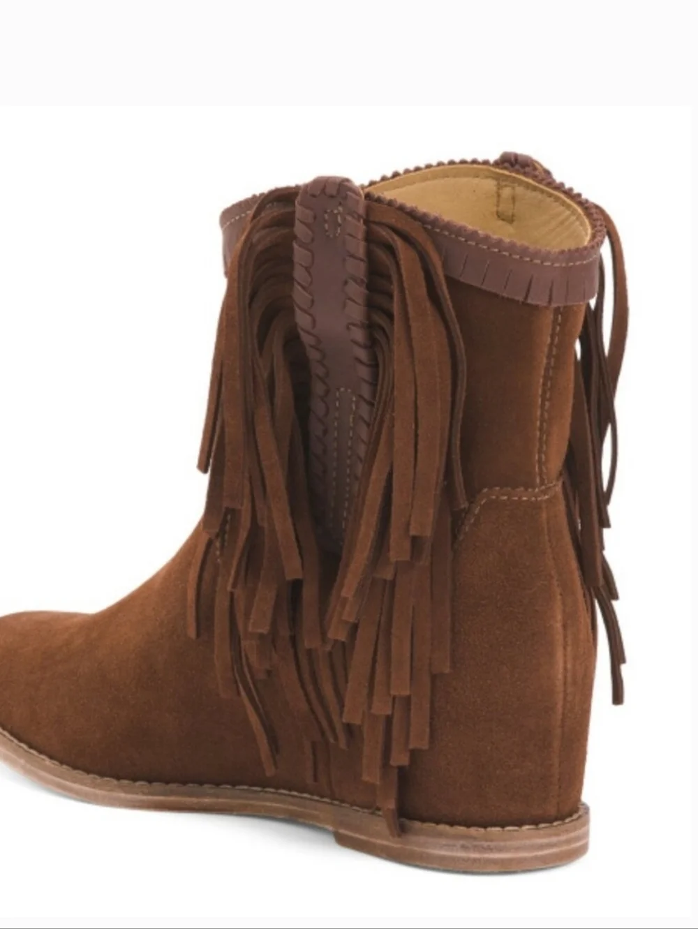 Lucchese suede ankle